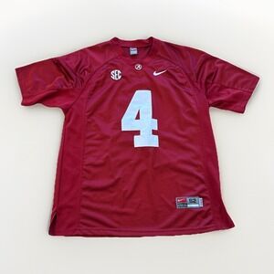 Nike Alabama Crimson Tide Jersey Mens XL T.J. Yeldon Red Stitched Vintage Y2k